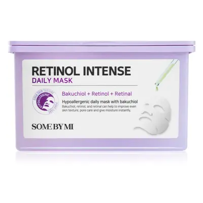 Some By Mi Retinol Intense Daily Mask szövet arcmaszk a ráncok ellen nagy csomagolás 30 db