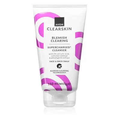 Avon Clearskin Blemish Clearing tisztító gél az arcbőrre bőrpír ellen 150 ml