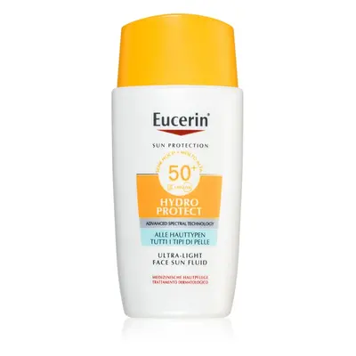 Eucerin Sun Protection napozó fluid az arcra SPF 50+ 50 ml