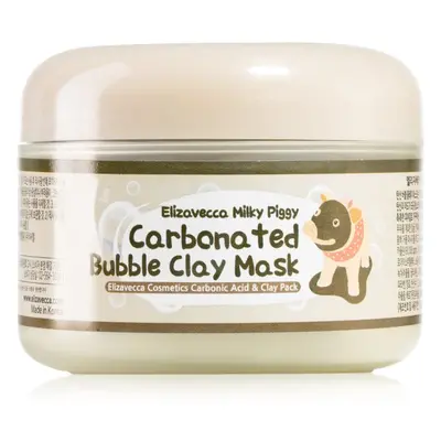 Elizavecca Milky Piggy Carbonated Bubble Clay Mask mélytisztító arcmaszk problémás és pattanásos