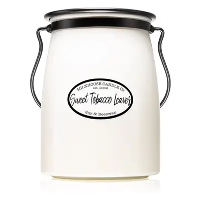 Milkhouse Candle Co. Creamery Sweet Tobacco Leaves illatgyertya Butter Jar 624 g