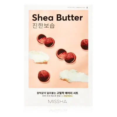 Missha Airy Fit Shea Butter mélyhidratáló és tápláló arcmaszk 19 g