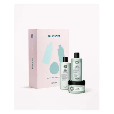 Maria Nila True Soft Holiday Box ajándékszett a vastagszálú, festett hajra