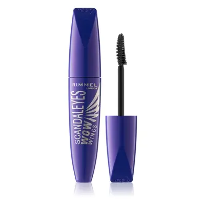 Rimmel ScandalEyes WOW Wings dúsító és göndörítő szempillaspirál árnyalat 001 Black 12 ml