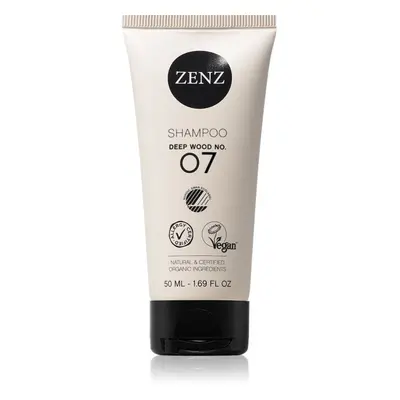 ZENZ Organic Deep Wood No. 07 erősítő sampon érzékeny fejbőrre 50 ml