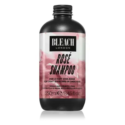 Bleach London Rosé Road Rosé tonizáló sampon szőke hajra 250 ml