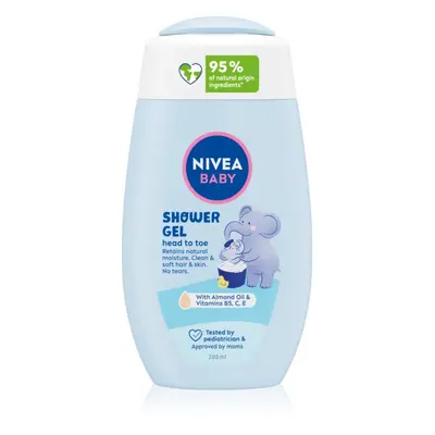 NIVEA BABY tusfürdő gél testre és hajra 200 ml