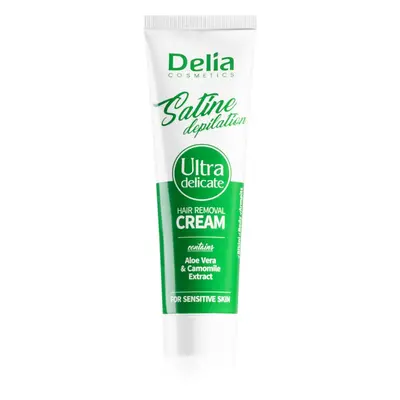 Delia Cosmetics Satine Depilation Ultra-Delicate szőrtelenítő krém az érzékeny bőrre