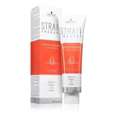 Schwarzkopf Professional STRAIT Therapy Super Straight krém a haj kiegyenesítésére 0 Very Curly 