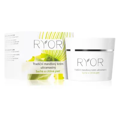 RYOR Dry And Sensitive Naturtal Oils hagyományos, ultrazsíros mandulakrém 50 ml