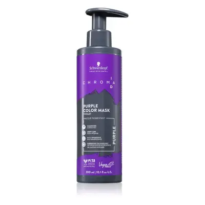 Schwarzkopf Professional Chroma ID Color Mask intenzív színező pakolás hajra árnyalat Purple 300