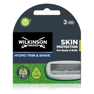 Wilkinson Sword Hydro Trim and Shave Skin Protection For Body and Balls tartalék kefék 3 db