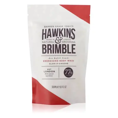 Hawkins & Brimble Energising Body Wash Eco Refill Pouch tisztító gél utántöltő uraknak 300 ml