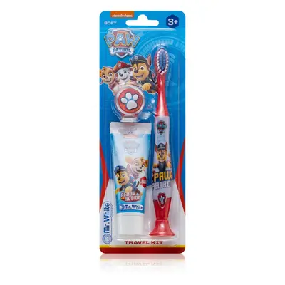 Nickelodeon Paw Patrol Travel Kit fogápoló készlet gyermekeknek 3y+ Soft 1 db