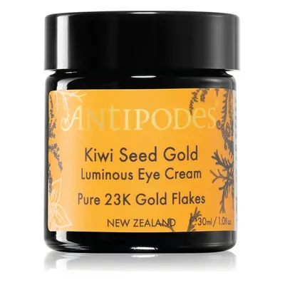 Antipodes Kiwi Seed Gold Luminous Eye Cream élénkítő szemkrém aranytartalommal 30 ml