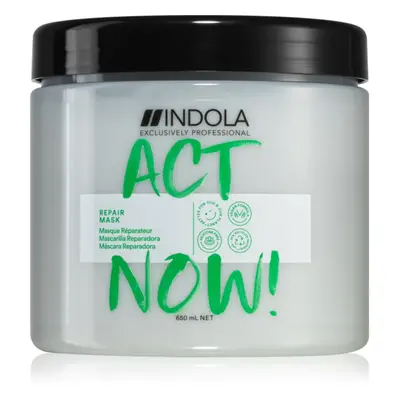 Indola Act Now! Repair mélyen regeneráló maszk hajra 650 ml