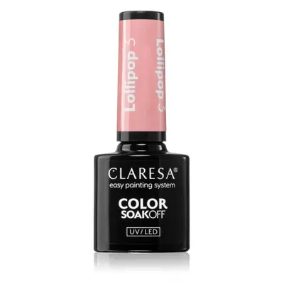 Claresa SoakOff UV/LED Color Lollipop géles körömlakk árnyalat LOLLIPOP 3 5 g