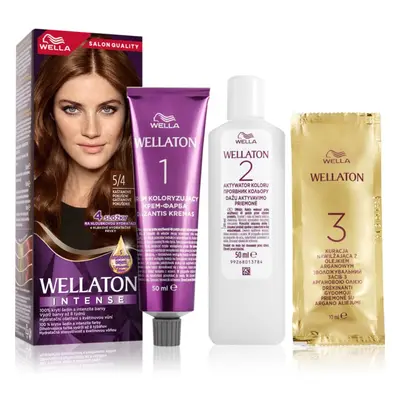 Wella Wellaton Intense tartós hajfesték Argán olajjal árnyalat 5/4 Chestnut 1 db