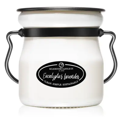 Milkhouse Candle Co. Creamery Eucalyptus Lavender illatgyertya Cream Jar 142 g