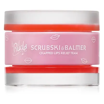 Rude Cosmetics Scrubski & Balmer ajakbalzsam és peeling árnyalat Juicy Peach 7.5 g