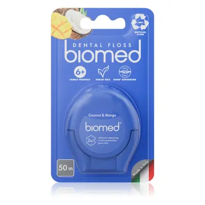 Biomed Dental Floss fogselyem Coconut and Mango 50 m