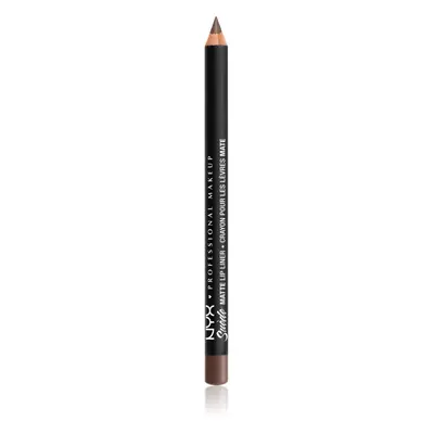 NYX Professional Makeup Suede Matte Lip Liner Matt ajakceruza árnyalat 21 Brooklyn Thorn 1 g