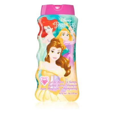 Disney Princess Bubble Bath and Shampoo tusoló- és fürdőgél gyermekeknek 475 ml