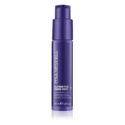 Paul Mitchell Platinum Plus Toning Drops pigment cseppek szőkített, melírozott, hideg szőke hajr