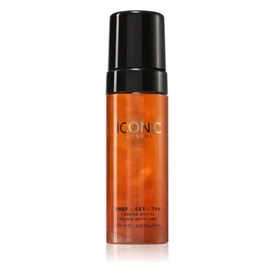 ICONIC London Prep Set Tan Mousse önbarnító hab árnyalat Glow 150 ml