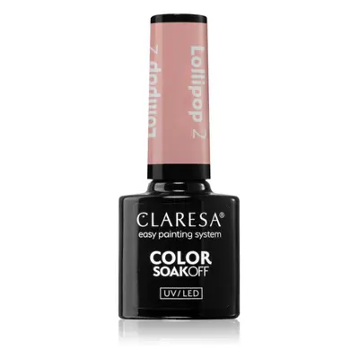 Claresa SoakOff UV/LED Color Lollipop géles körömlakk árnyalat 2 5 g