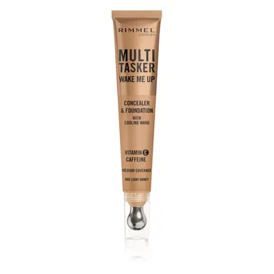 Rimmel Multi-Tasker Wake Me Up alapozó és korrektor az élénk bőrért árnyalat 60 Light Honey 20 m