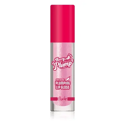 Rude Cosmetics Berry Plump hidratáló ajakfény dús hatásért árnyalat Pink Sugar 4 g