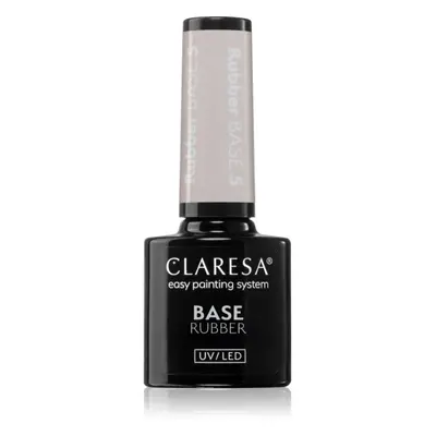 Claresa UV/LED Base Rubber bázis lakk zselés műkörömhöz árnyalat 5 5 g