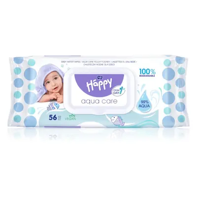 BELLA Baby Happy Aqua care nedves törlőkendő gyerekeknek 56 db