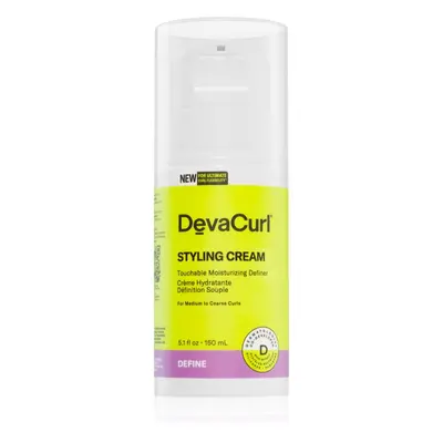 DevaCurl Styling Cream hidratáló formázó krém a hullámos és göndör hajra 150 ml