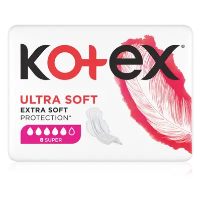 Kotex Ultra Soft Super egészségügyi betétek 8 db