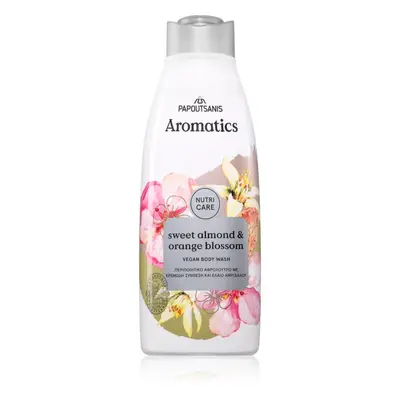 PAPOUTSANIS Aromatics Sweet Almond tusfürdő gél 600 ml