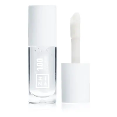 3INA The Color Lip Oil hidratáló olaj az ajkakra árnyalat 100 - Crystal clear 4 ml