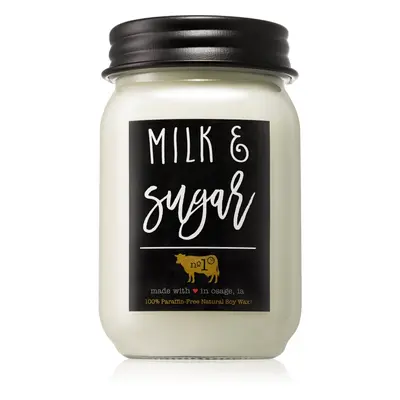 Milkhouse Candle Co. Farmhouse Milk & Sugar illatgyertya Mason Jar 368 g