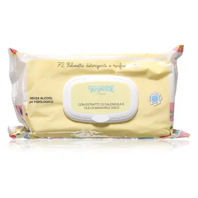 L'Amande Baby Cleansing And Refreshing Wipes tisztító gyengéd törlőkendő 72 db