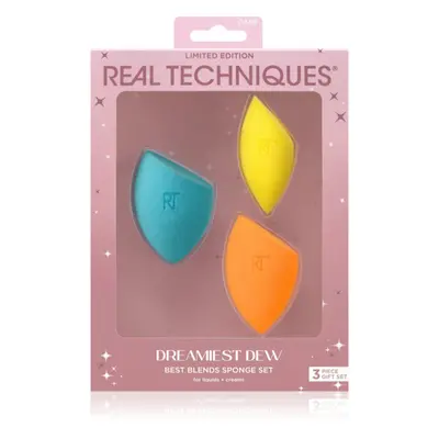 Real Techniques Dreamiest Dew Best Blends Sponge Set sminkapplikátorok szettben