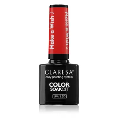 Claresa SoakOff UV/LED Color Make a Wish géles körömlakk árnyalat 2 5 g