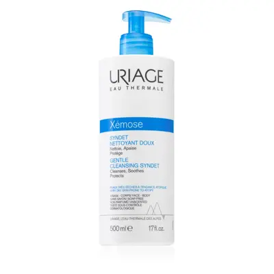 Uriage Xémose Gentle Cleansing Syndet finoman tisztító géles krém száraz és atópiás bőrre 500 ml