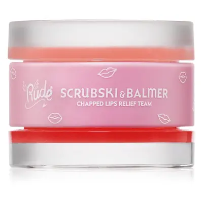 Rude Cosmetics Scrubski & Balmer ajakbalzsam és peeling árnyalat Grapefruit 7.5 g