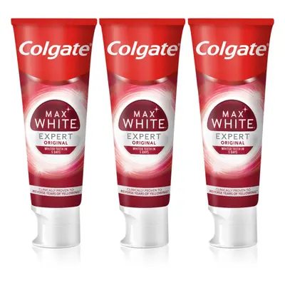 Colgate Max White Expert Original fehérítő fogkrém 3x75 ml