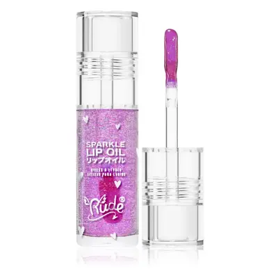 Rude Cosmetics Manga Collection Sparkle Lip Oil tonizáló olaj az ajkakra hidratáló hatással árny