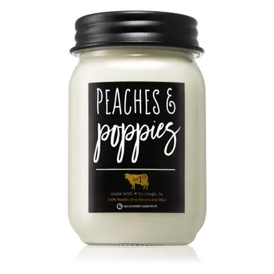 Milkhouse Candle Co. Farmhouse Peaches & Poppies illatgyertya Mason Jar 368 g