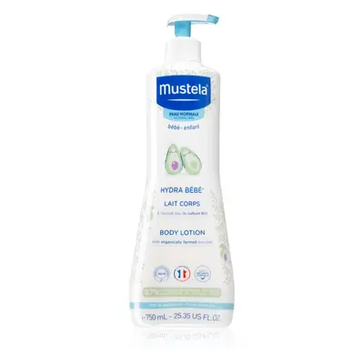 Mustela Bébé Hydra Bébé hidratáló testápoló tej a gyermek bőrre 750 ml