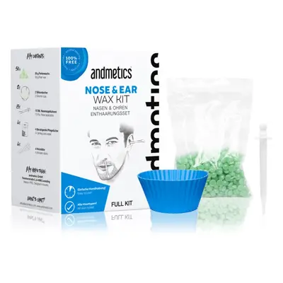 andmetics Wax Kit Nose & Ear gyanta szőrtelenítéshez uraknak 50 g