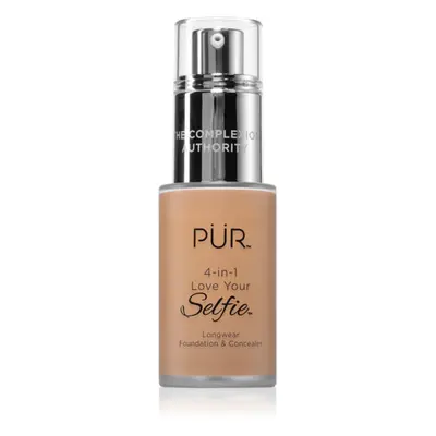 PÜR Cosmetics 4-in-1 Love Your Selfie alapozó és korrektor 2 az 1-ben árnyalat TP2 30 ml